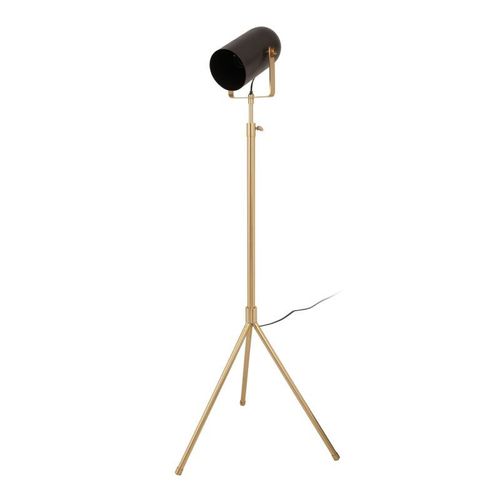 Lampadaire Industriel "Celeste" 163cm Noir & Or