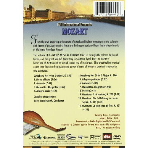 Mozart Symphonies 28 & 40 A Naxos Musical Journey