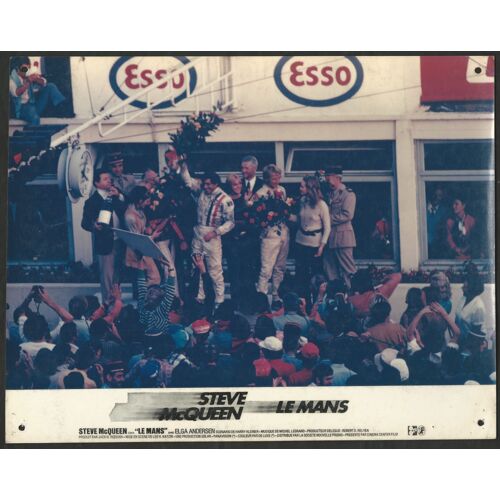 Steve Mcqueen - Le Mans * Film 1971 Lee H Katzin - 1 Photo Originale D'exploitation De Cinéma - Original French Release Lobby Card 23,5x29,5 Cm * Steve Mcqueen ; Elga Andersen ; Auto Racing * Voiture