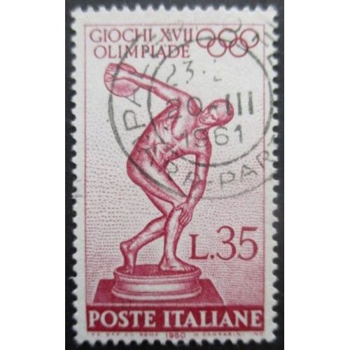 Italie N°816 Jeux Olympiques De Rome 1960 Oblitéré