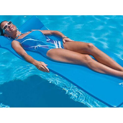 Matelas Flottant Piscine Swimline Sunray 178x63cm Bleu
