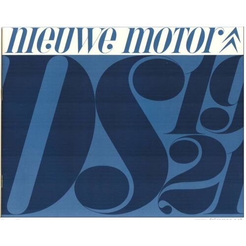 Plaquette Descriptive De La " Ds 1921 - Nouveau Moteur ".