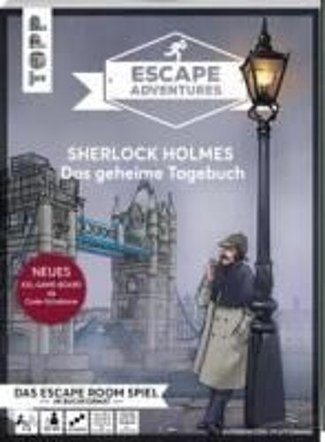 Escape Adventures - Sherlock Holmes: Das Geheime Tagebuch (Neue Codeschablone Für Mehr Rätselspaß)