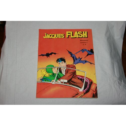 Jacques Flash Bimestriel N° 5  Editions Vaillant Octobre 1977  Avec Jacques Flash, Davy Crockett, Ra