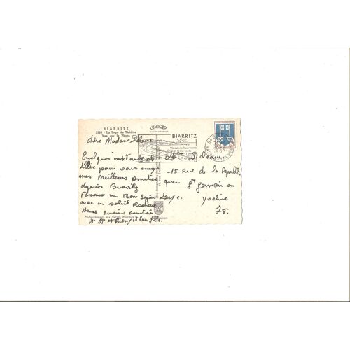Timbre 0.24 Rf Mont De Marsan 1967