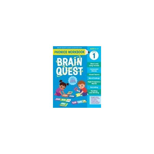 Brain Quest Phonics Workbook: Grade 1
