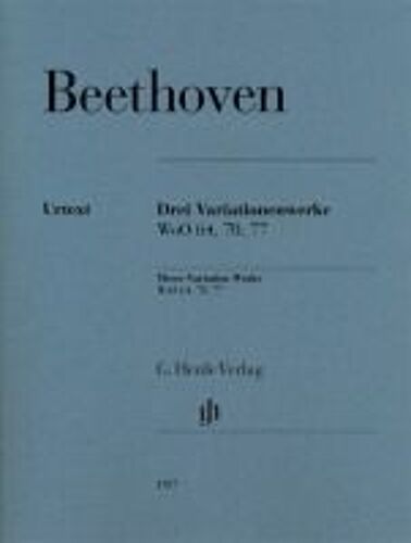 Drei Variationenwerke Woo 64, 70, 77