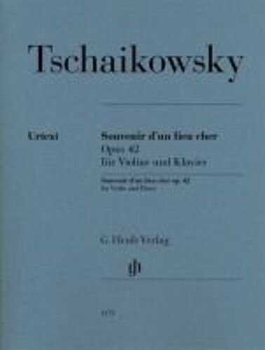 Souvenir D'un Lieu Cher Op. 42 /