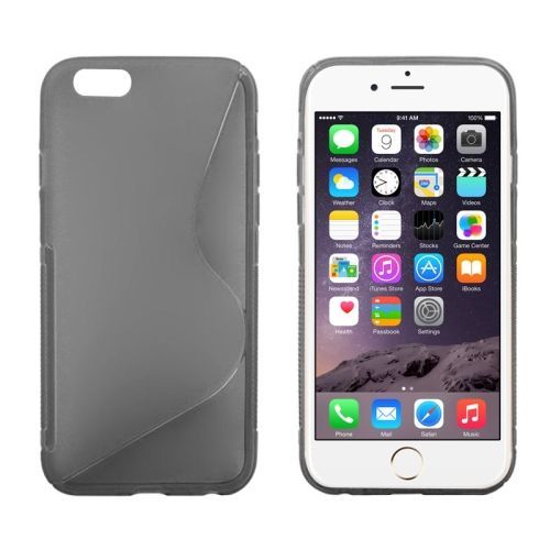 Iphone 6 Plus : Coque Housse Silicone Gel (Tpu) Gris S Line