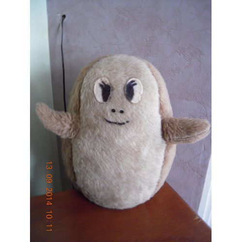 Peluche Vintage Type Barbapapa Marron