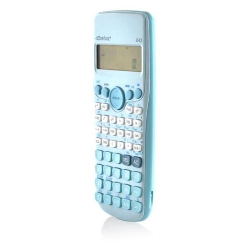 Office Box LT-C1 - Calculatrice scientifique - 10 chiffres + 2 exposants - pile - bleu