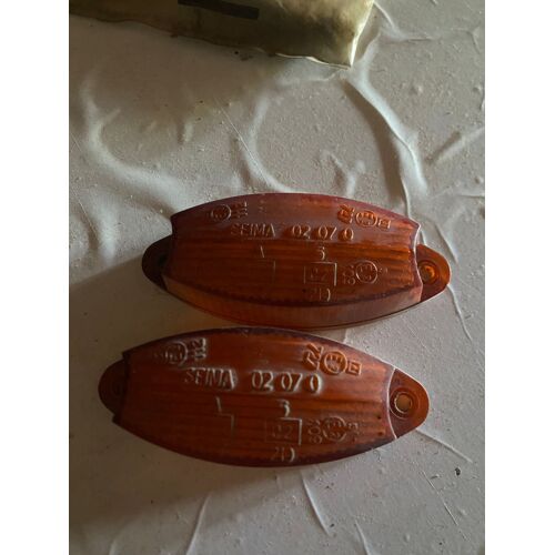 Cabochon Feu Gabarit Ancien Orange Camion