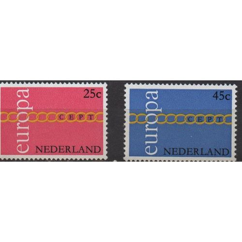 Pays-Bas Timbres Europa 1971