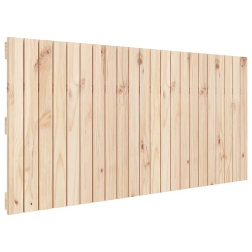 vidaXL Tête de lit murale 140x3x60 cm Bois massif de pin
