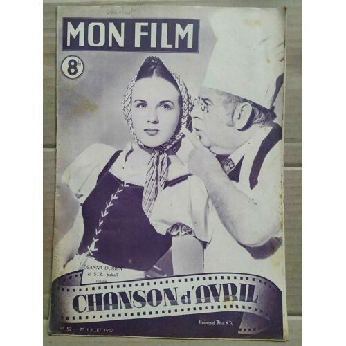 Mon Film N 52 Chanson D'avril 23 Juillet 1947