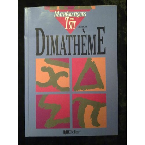 Gouin Perrinaud Dimathème Mathématiques Term Stt