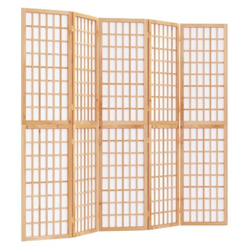 vidaXL Cloison de séparation pliable 5 panneaux 200x170 cm