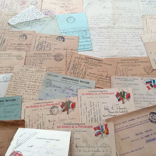 Guerre 14-18 : Lot 25 Cartes Ou Lettres De Jeune Poilus De Perpignan À Leur Copain Réformé