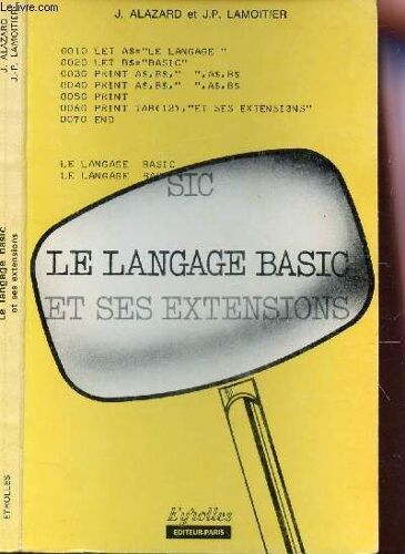 Sic - Le Langage Basic Et Ses Extensions.