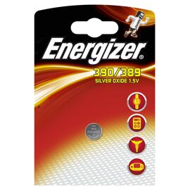 ENERGIZER Lot de 10 Blisters de 1 Pile Oxyde d'Argent pour montre 390/389 SR54 SR1130W