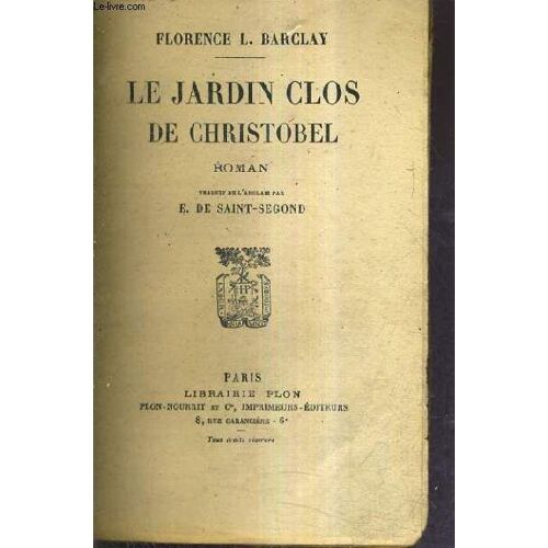 Le Jardin Clos De Christobel.