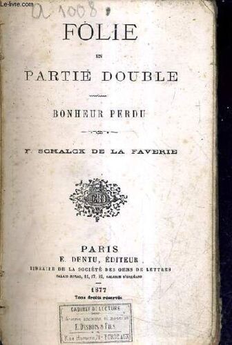 Folmie En Partie Double - Bonheur Perdu.