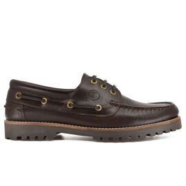 Chaussures Bateau Pour S Seajure Reynisfjara En Cuir Marron Foncé