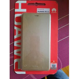 Huawei - Étui à rabat pour téléphone portable - polyuréthane, polycarbonate - or - pour Huawei P9 lite