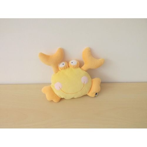 Doudou Crabe Jaune Mots D'enfants