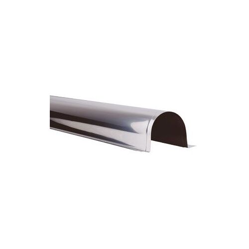 Goulotte INOX de protection 1ml - Largeur 60mm pour tube Ø22