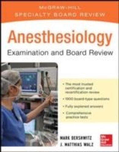 Anesthesiology Examination And Board Review 7/E