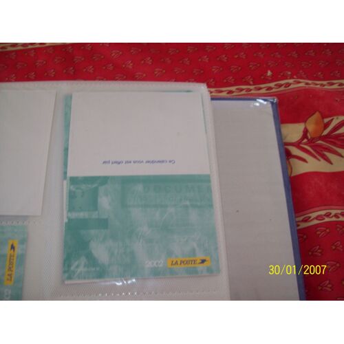 Calendrier De Poche La Poste 2002