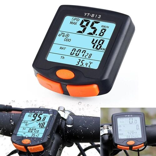 Compteur De Vitesse Pour Vélo, Écran Numérique Lcd, Ordinateur Multifonction, Capteurs De Sport, Étanche, Compteur De Vitesse, Yt-813