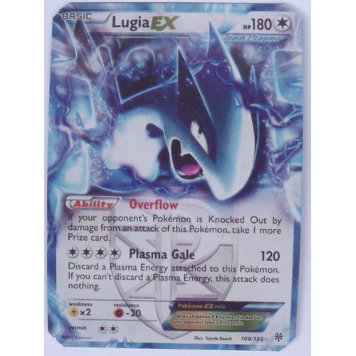 Lugia Ex - 108/135 Pokemon Team Plasma