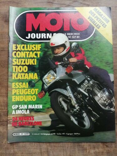 Moto Journal Nº 517 15 Juillet 1981