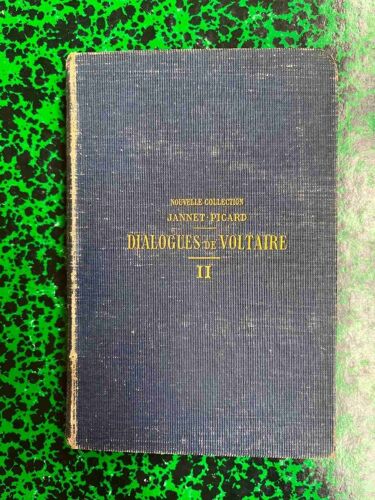 Pierre Jannet Dialogues De Voltaire Tome Ii Chez E Picard Librairie