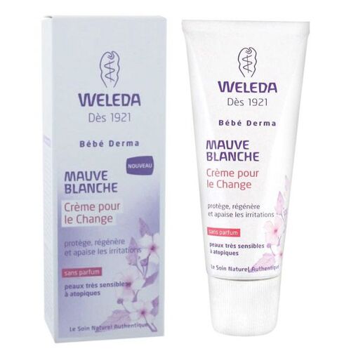 Crème Pour Le Change Derma À La Mauve Blanche Weleda 