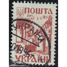 Ukraine 1994 Oblitéré Used Beekeepers Apiculteurs Ruches Abeilles Su