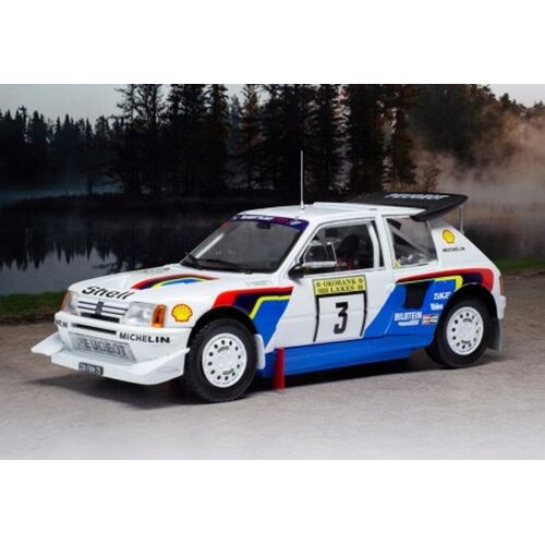 Peugeot 1986 Kankkunen 1/24 Ixo-Ixo
