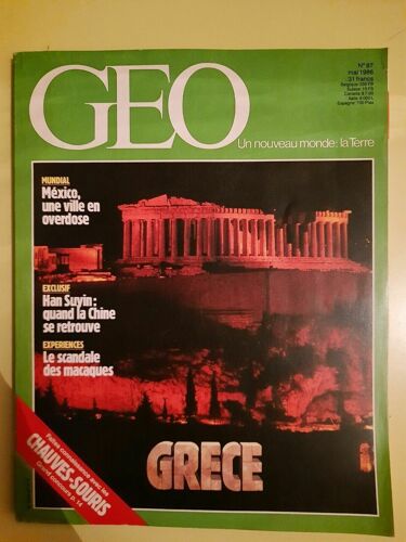 Geo Nº87 1986 Un Nouveau Mondela Terra Grece
