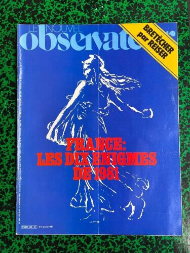 Le Nouvel Observateur N843 Franceles Dix Enigmes De 1981 5 11 Janvier 1981
