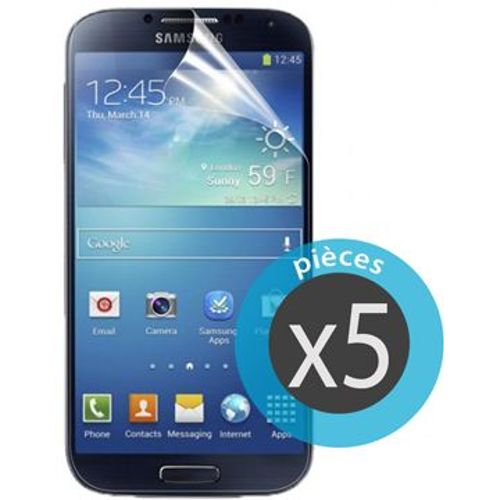 Pack 5 Films Protecteur Écran Samsung Galaxy S4