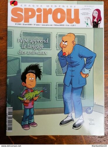 Spirou N3706 Pépé Apprend Le Langage Des Animaux