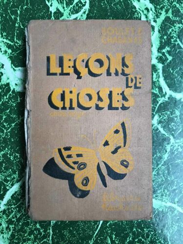 V Boulet A C Chabanas Leçons De Choses Hachette