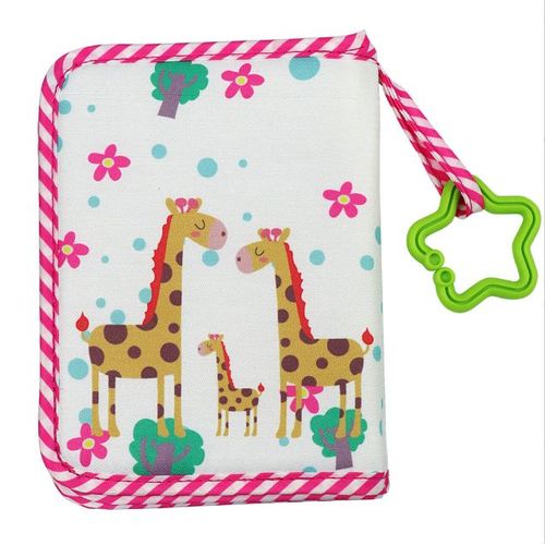 Album mémoire première année Famille Girafe Dessin animé en Tissu Doux - AQSACOKIYA - collectionneur Photos