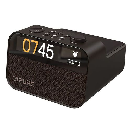Pure Moment Charge - Radio-réveil - Aucun système d'exploitation fourni - café noir