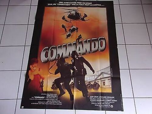 Affiche Originale 120 X 160 Film Commando Avec Richard Widmark