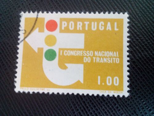 Timbre Portugal Yt 955 Feux De Circulation À L'intérieur Des Flèches 1965 ( 040805 )