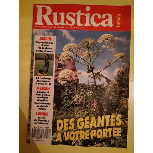 Rustica Hebdo Nº1012 Des Géantes À Votre Portée 1989