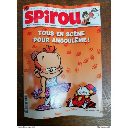 Spirou N3694 Tous En Scène Pour Angoulême